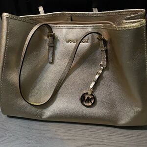 Michael Kors Metallic Gold Shoulder Bag
